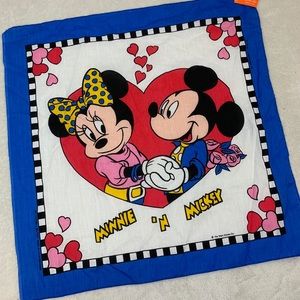 Vintage mickey minnie mouse scarf